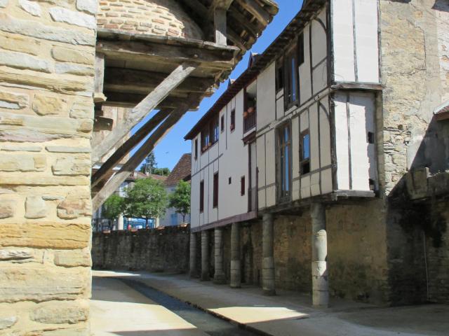 Les bords du Saleys à Salies-de-Béarn