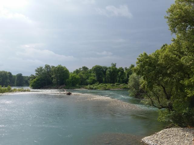 Le Gave D'oloron Vu Depuis La Voie Verte