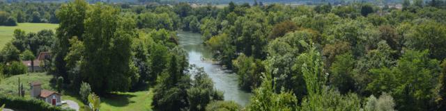 Vue Depuis Sauveterre De Béarn