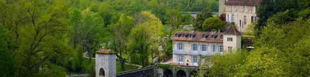 Pont de la légende à Sauveterre-de-Béarn