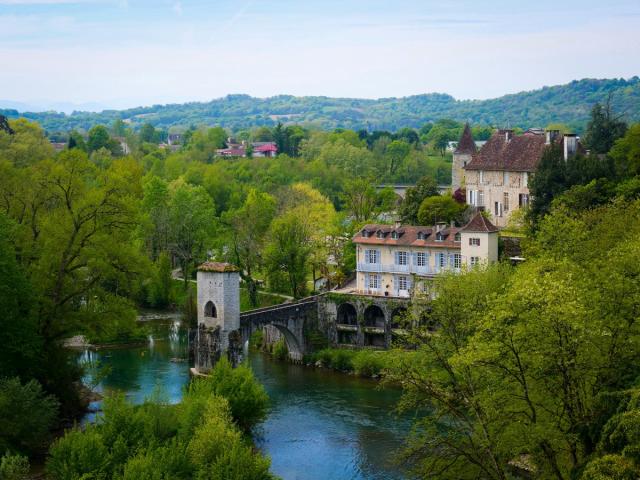 Pont de la légende à Sauveterre-de-Béarn