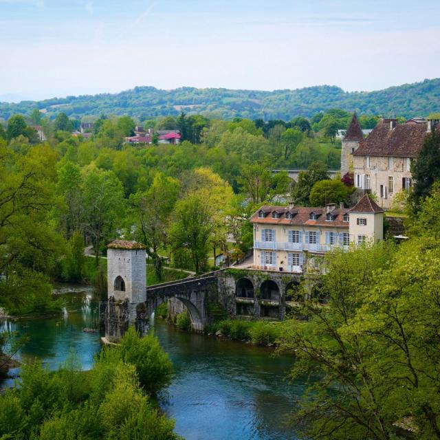 Pont de la légende à Sauveterre-de-Béarn